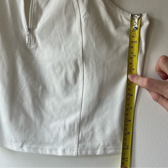 Old Navy Powersoft White Collared tank top 2X Athletic Golf Activewear Nwt - Picture 10 of 11
